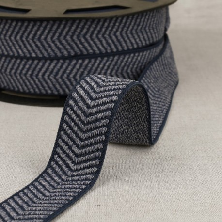 Elastique chevrons chinés