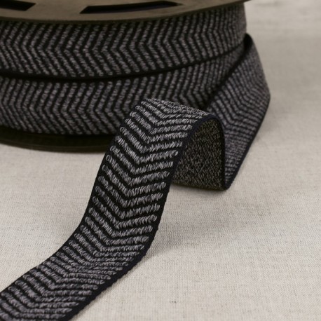 Elastique chevrons chinés
