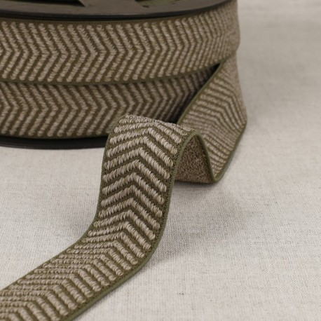 Elastique chevrons chinés