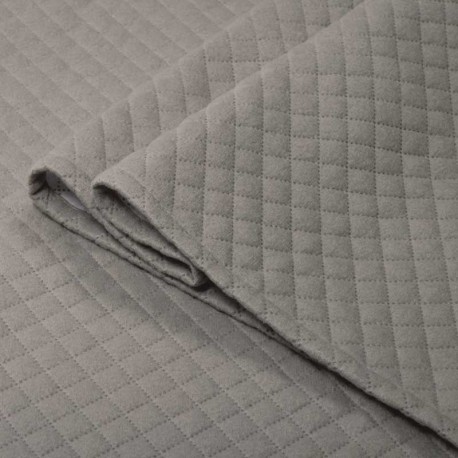 Coupon 3m Tissu Doublure Thermique Genepi Gris Taupe