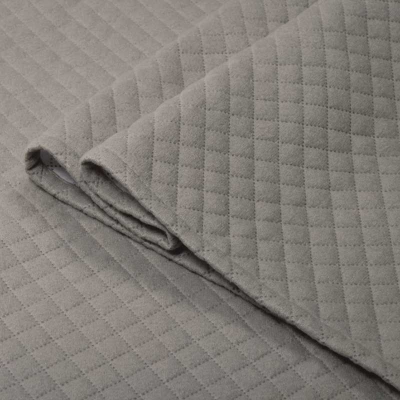 Coupon 3m Tissu Doublure Thermique Genepi Gris Taupe