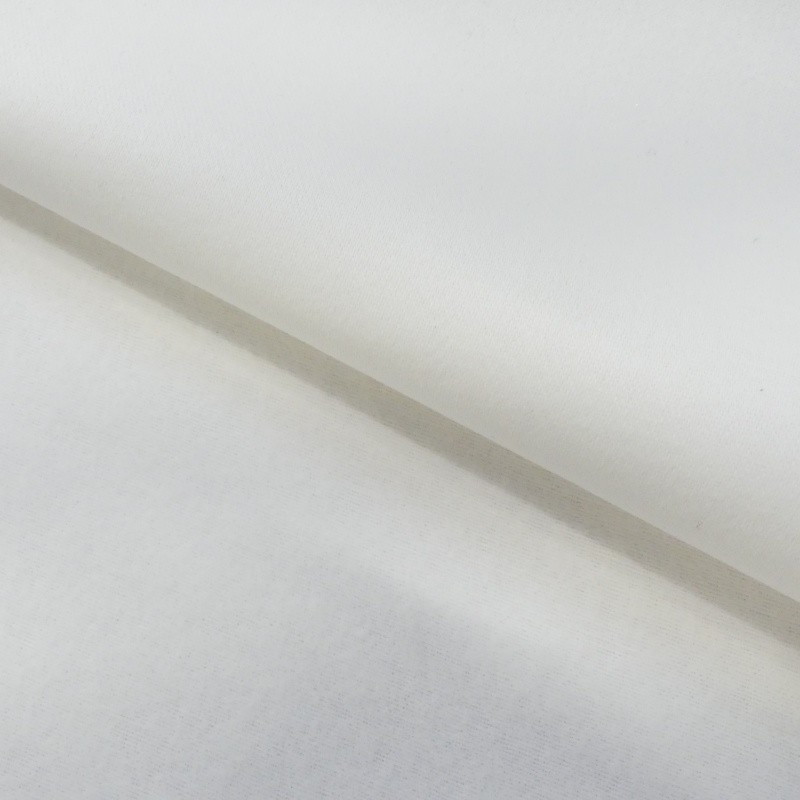 Coupon 3m Tissu Doublure Satin Florence Ivoire - Grande largeur
