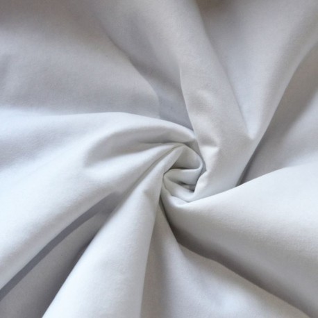 Coupon 3m Tissu Doublure Ouate Kokon Blanc