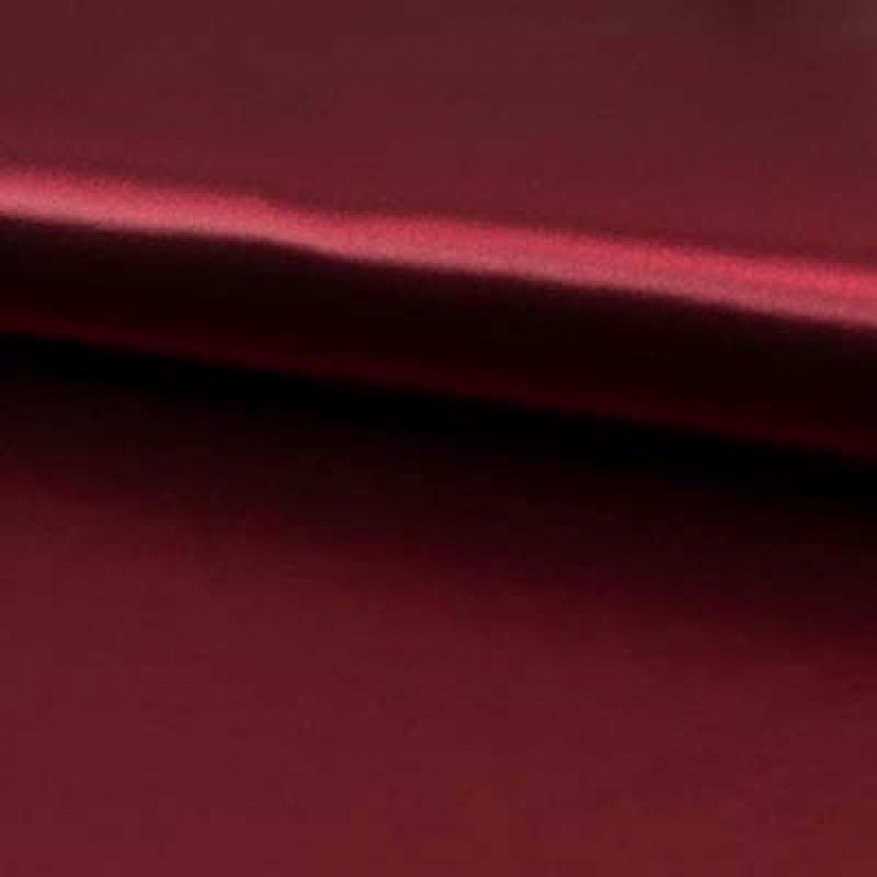 Coupon 3m Tissu Satin de Luxe Bordeaux
