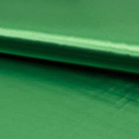 Coupon 3m Tissu Satin de Luxe Vert