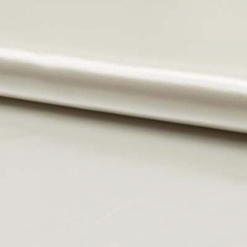 Coupon 3m Tissu Satin de Luxe Ecru