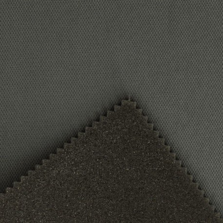 Coupon 3m Tissu Ciel de Toit Mousse de Rembourrage Noir