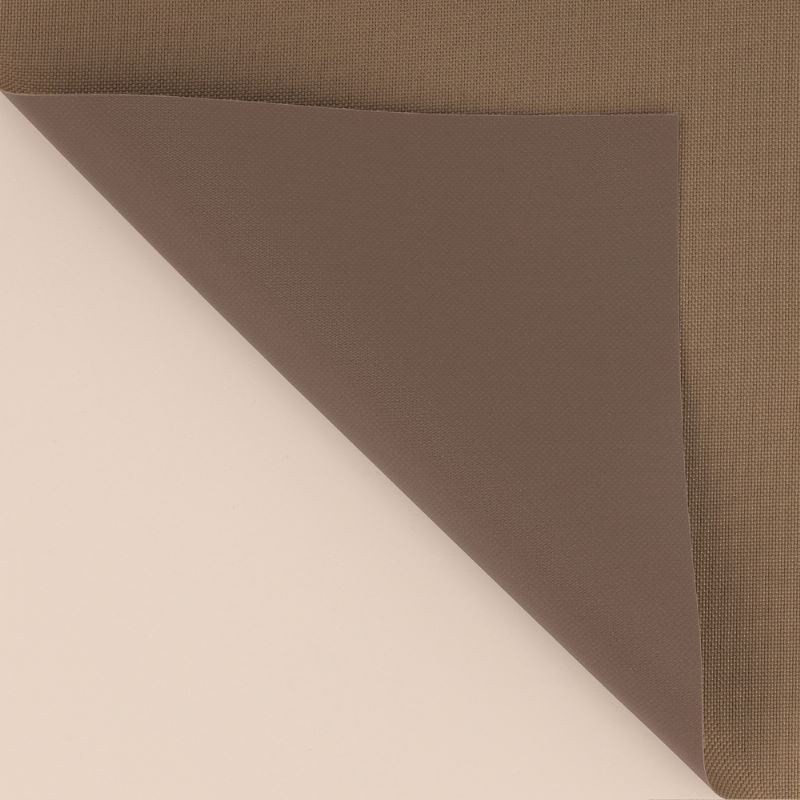 Coupon 3m Tissu Toile Outdoor Enduction Pvc Marron