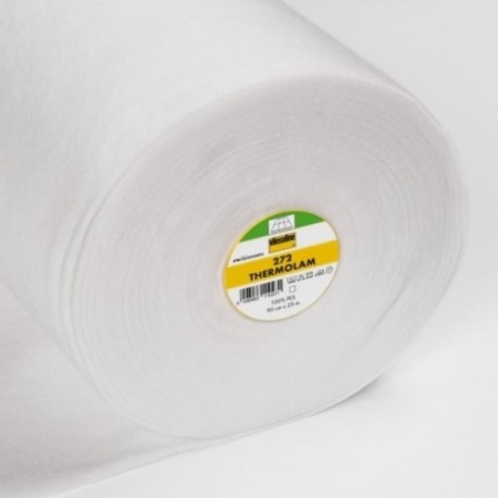 Coupon 3m Tissu Vlieseline 272 Thermolam Blanc L90
