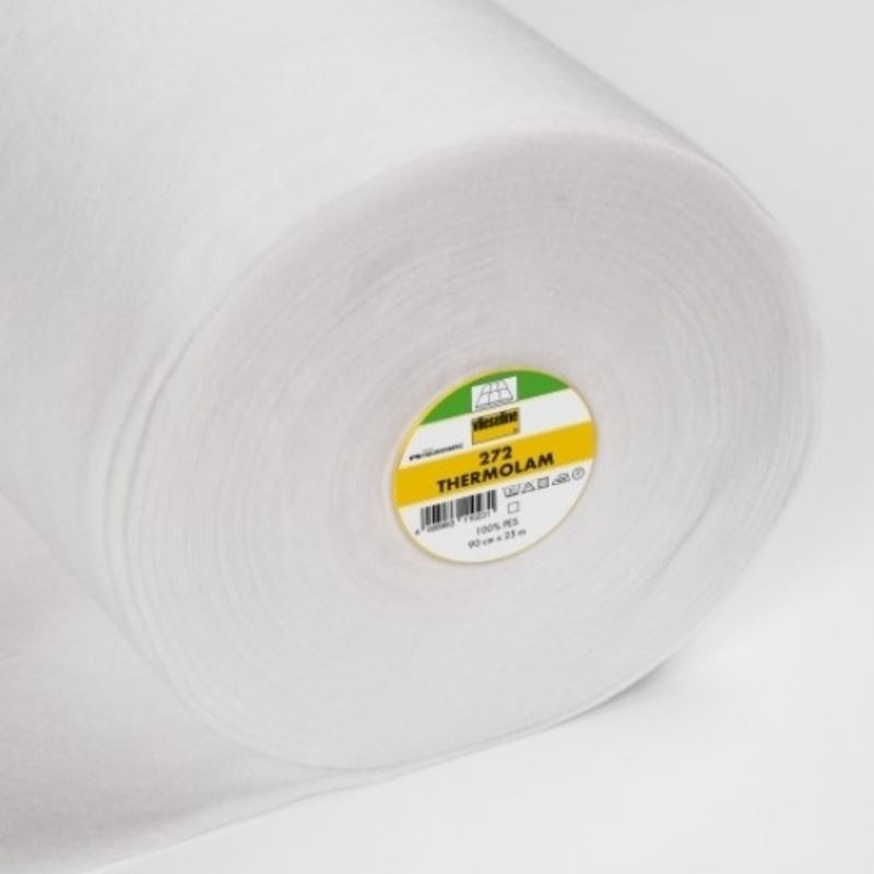 Coupon 3m Tissu Vlieseline 272 Thermolam Blanc L90