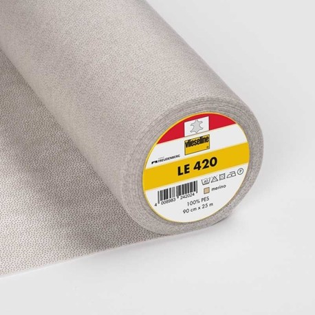 Coupon 3m Tissu Vliesline Entoilage Pour Cuir et Simili