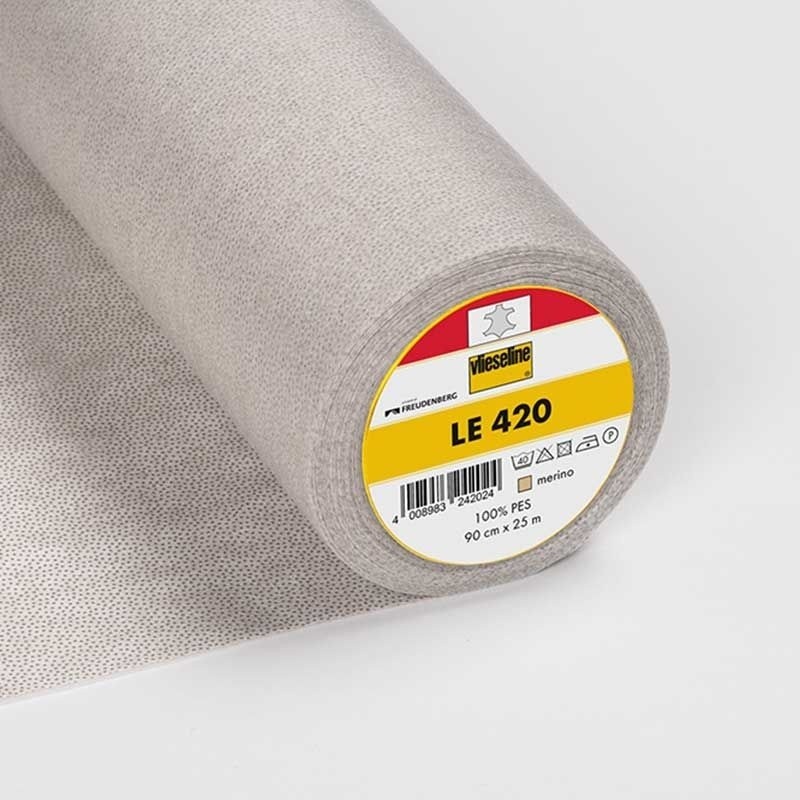 Coupon 3m Tissu Vliesline Entoilage Pour Cuir et Simili