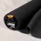 Coupon 3m Entoilage Non Tissé Léger Noir 50g/m2