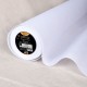 Coupon 3m Entoilage Non Tissé Mi-Lourd Blanc 86g/m2