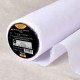 Coupon 3m Tissu Entoilage Tissé Universel Léger Blanc 90g/m2