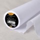 Coupon 3m Tissu Entoilage Tissé Universel Moyen Blanc 100g/m2