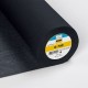 Coupon 3m Tissu Vlieseline G740 Entoilage Thermocollant Noir 