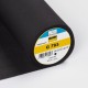 Coupon 3m Tissu Vlieseline G785 Entoilage Thermocollant Noir L90 