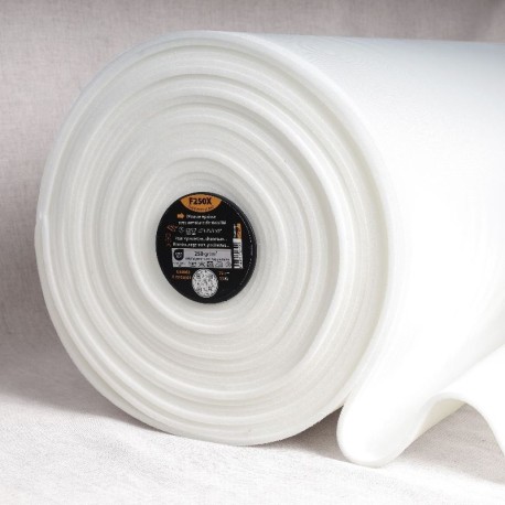 Coupon 3m Tissu F250x-mousse Thermocollante Epaisse Blanc
