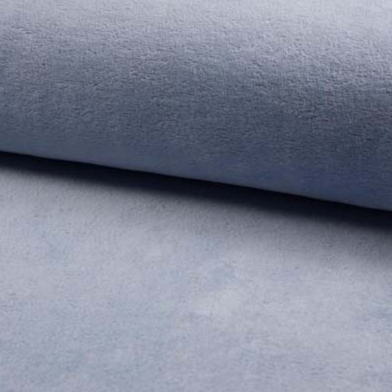 Coupon 3m Tissu Bambounette Bleu Violet 