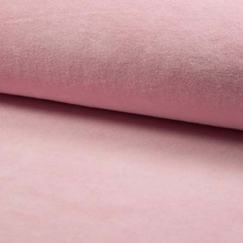 Coupon 3m Tissu Bambounette Rose Layette 