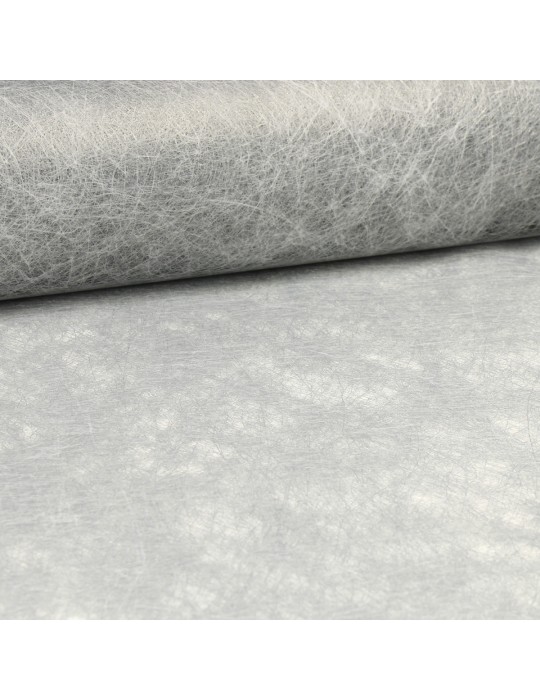 Tissu non tissé polyester  gris