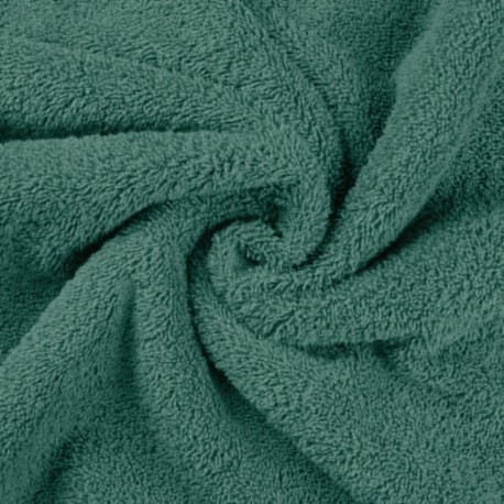 Coupon 3m Tissu Eponge Uni Vert 