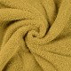 Coupon 3m Tissu Eponge Uni Jaune 