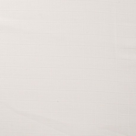 Coupon 3m Tissu Bébé Lange Blanc