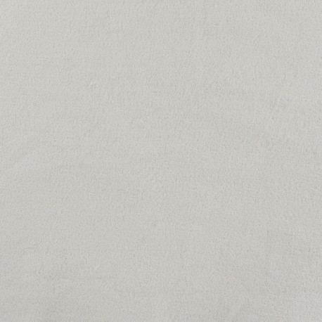 Coupon 3m Tissu Molleton Eponge Ecru 