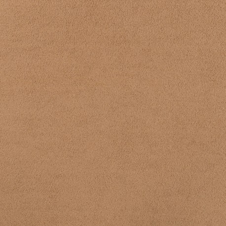 Coupon 3m Tissu Molleton Eponge Caramel 