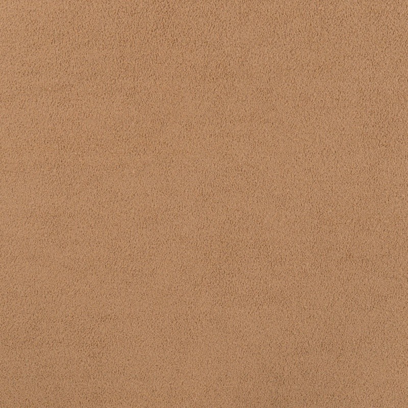 Coupon 3m Tissu Molleton Eponge Caramel 