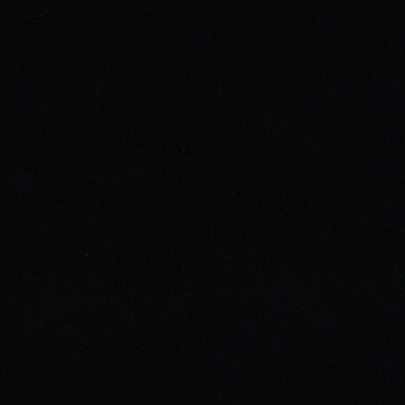 Coupon 3m Tissu Molleton Eponge Noir