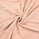 Coupon 3m Tissu Eponge Jersey Pico Uni Saumon