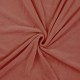 Coupon 3m Tissu Eponge Jersey Pico Uni Terracotta