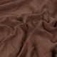 Coupon 3m Tissu Pico Terry Uni Marron Foncé