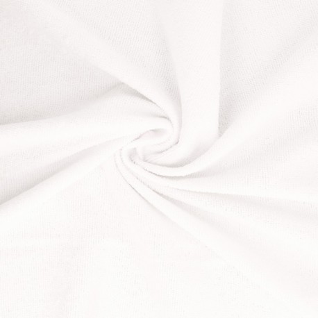 Coupon 3m Tissu Eponge Microfibre Microclean Blanc 