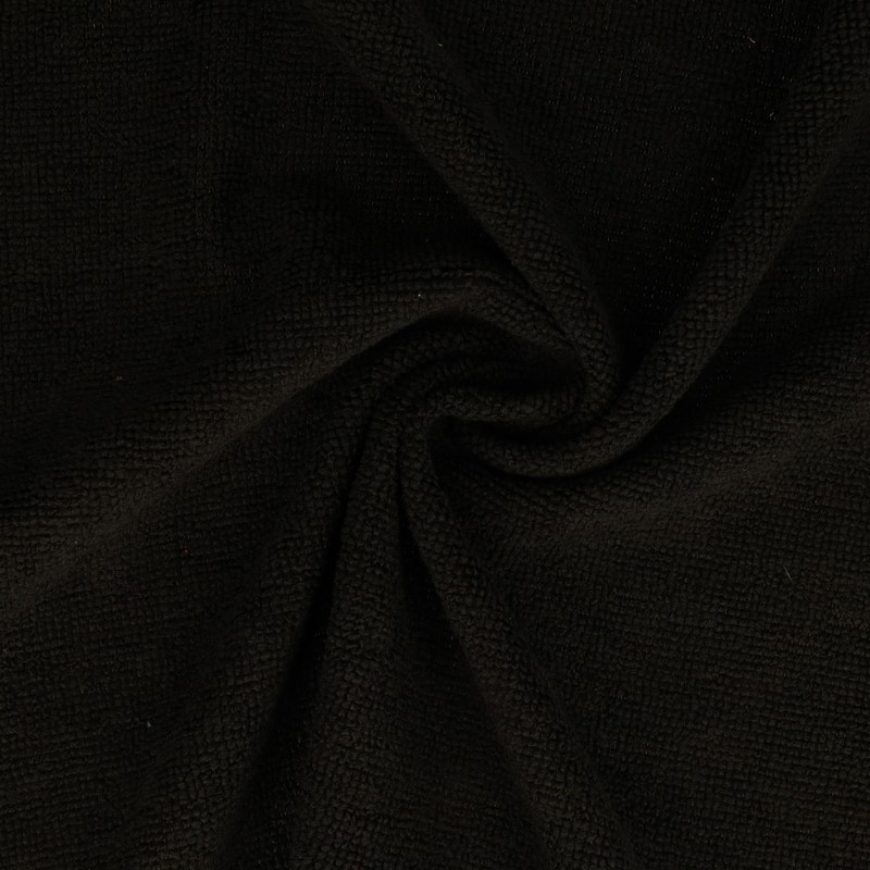Coupon 3m Tissu Eponge Microfibre Microclean Noir 