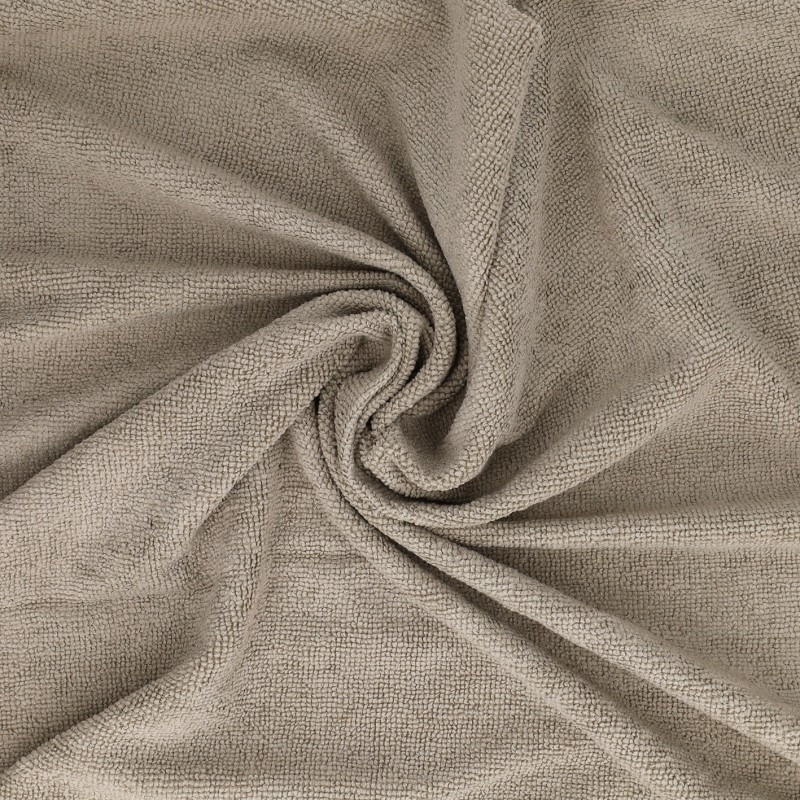 Coupon 3m Tissu Eponge Microfibre Microclean Gris 