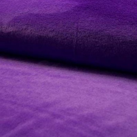Coupon 3m Tissu Fausse Fourrure Microfibre Castorini Violet 
