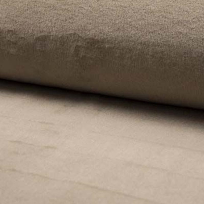 Coupon 3m Tissu Fausse Fourrure Microfibre Castorini Sable 