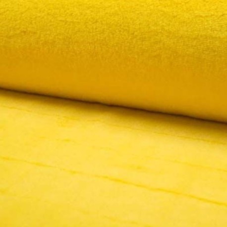 Coupon 3m Tissu Fausse Fourrure Microfibre Castorini Jaune
