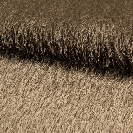 Coupon 3m Tissu Mouton Filament Taupe
