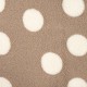 Coupon 3m Tissu Fausse Fourrure Mouton Imprimé Sable 
