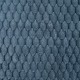 Coupon 3m Tissu Fausse Fourrure Unie Denim