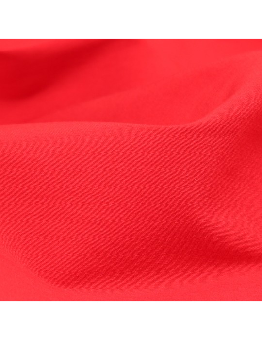 Tissu Bengaline stretch uni rouge