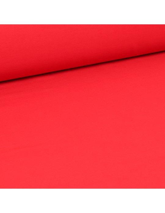 Tissu Bengaline stretch uni rouge