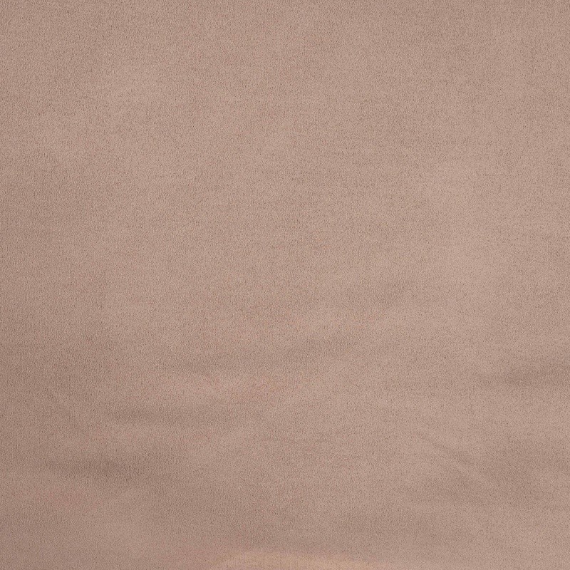 Coupon 3m Tissu Suédine Double Sherpa Uni Taupe