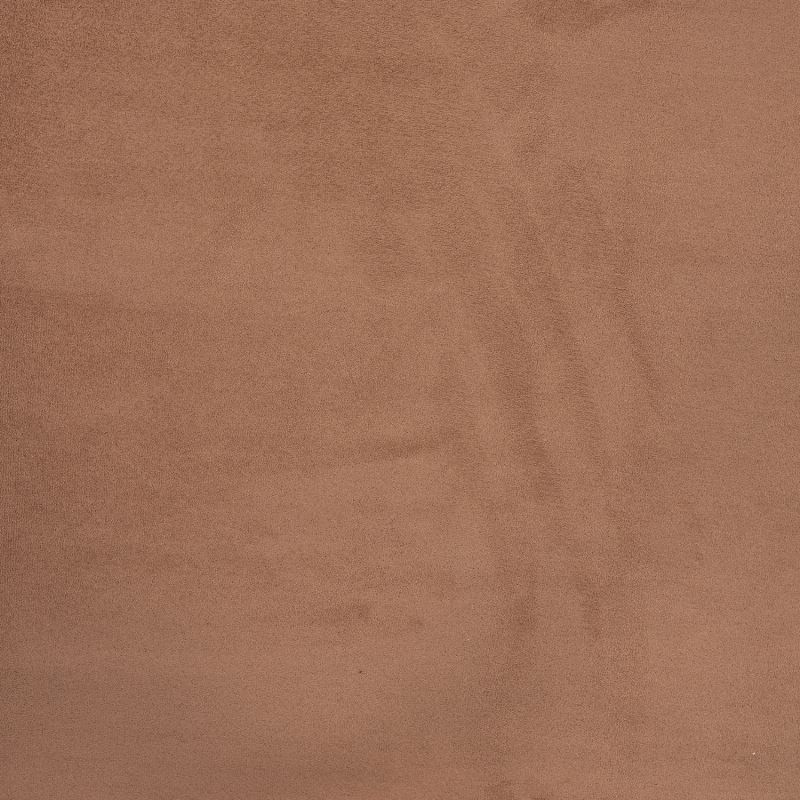 Coupon 3m Tissu Suédine Double Sherpa Uni Camel