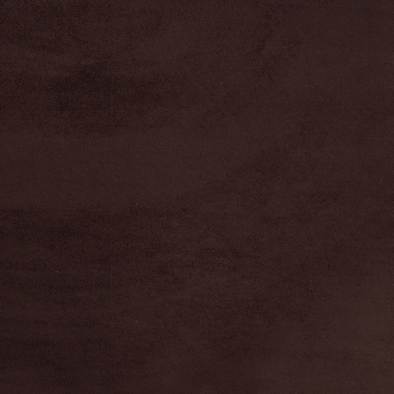 Coupon 3m Tissu Suédine Double Sherpa Uni Marron